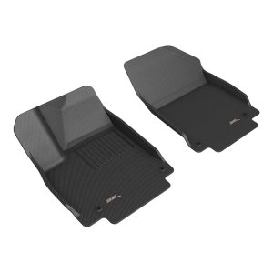 Hyundai Ioniq 5 N Floor Mats - Front - 3D MAXpider - Kagu - Black - `25-`26